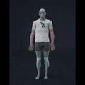 Standing idle with weight shifts, scratching head, looking left and right. Putting the face in one hand, resting the... - preview gif