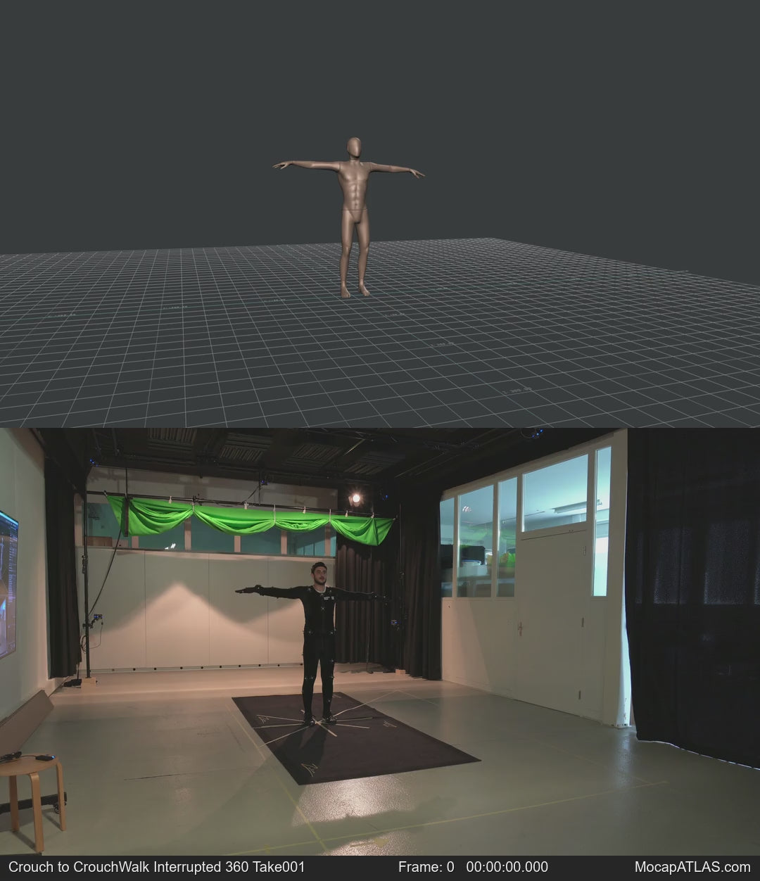 Crouched idle to turn into all directions left and right in 45 degree increments and then crouch-walk into those...