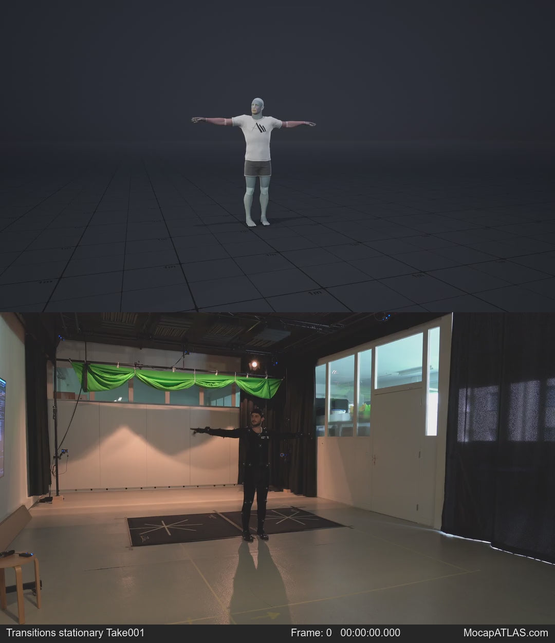 Blending in and out of standing, crouched, and prone stances
