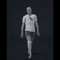 Impaired walking in a straight line. Multiple iterations - preview gif